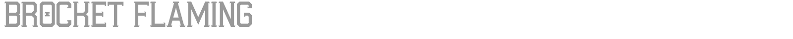Brocket Flaming font preview
